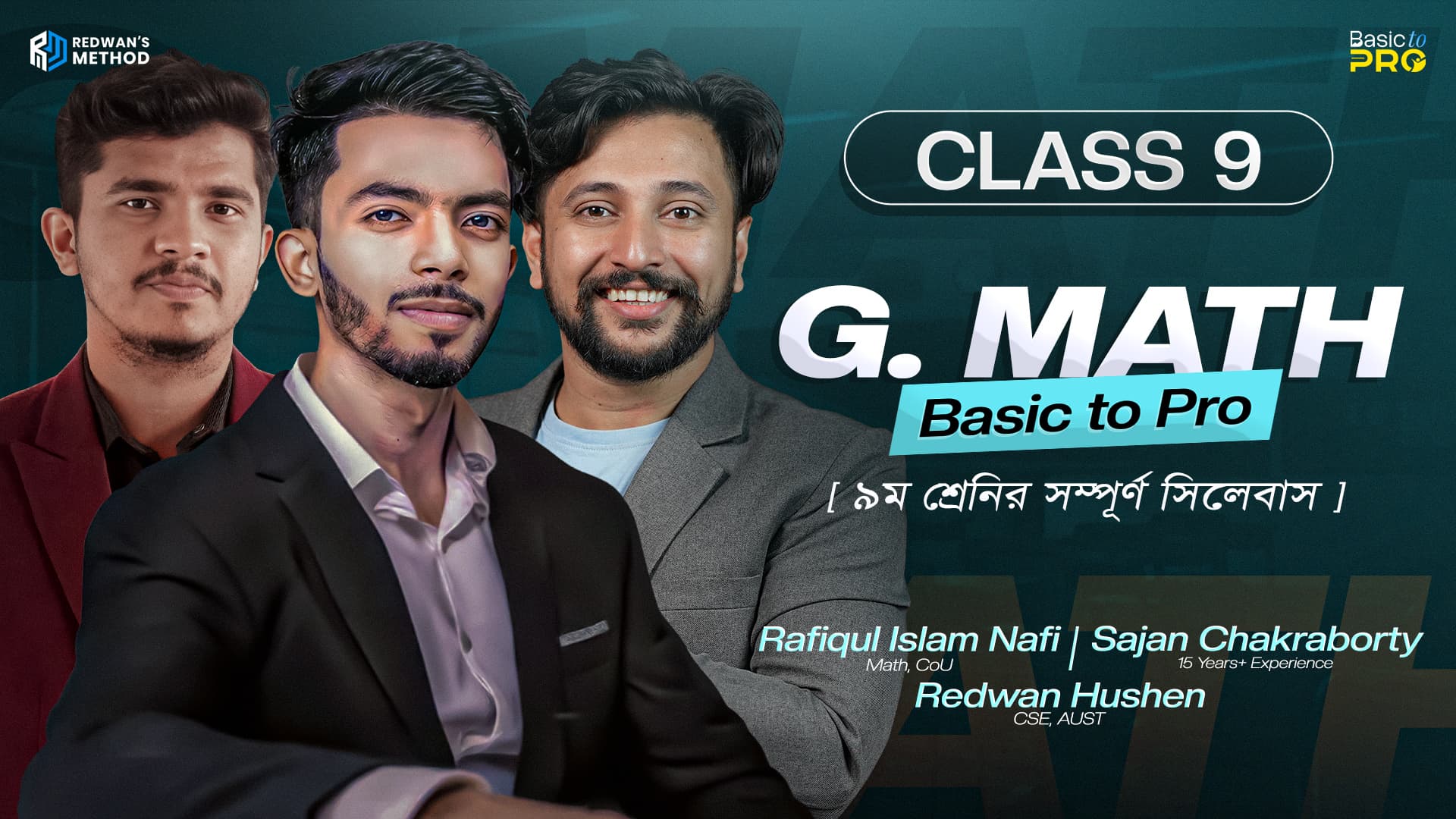 GENERAL MATH BASIC TO PRO COURSE CLASS 9